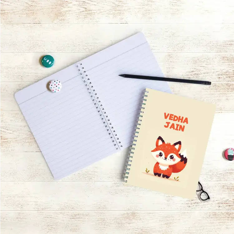 Personalized Spiral Notebook for Kids | Tada Kids